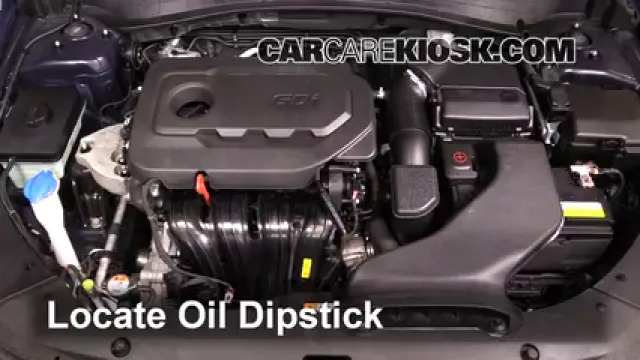 2016 Kia Optima EX 2.4L 4 Cyl. Huile Vérifier le niveau de l'huile